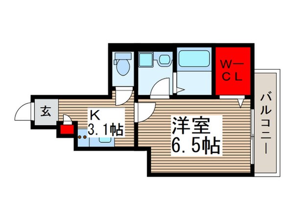 ディアコート東所沢の物件間取画像